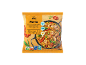 Zamrznjena paella z rižem, zelenjavo, ribami, piščancem, školjkami in kozicami, 750g.