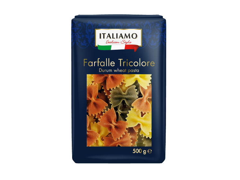Paket tricolor farfalle testenin iz trde pšenice, 500 g