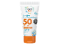 Občutljiva krema za zaščito pred soncem za obraz in dekolte SPF 50 s 50% reciklirane plastike.