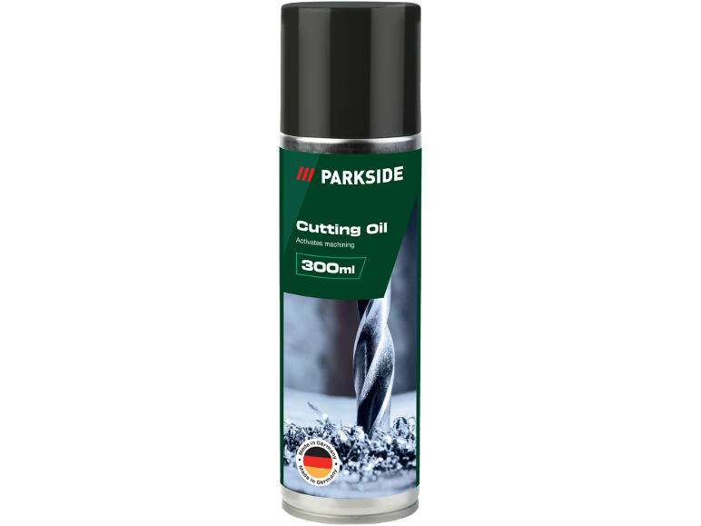 300 ml rezalnega olja za strojno obdelavo, z vrtalnikom in kovinskimi ostružki.