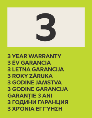 3 leta garancije.