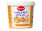 Milbona Creamy Yoghurt z breskvijo in pasijonko.