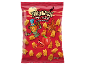 Vrečka čipsa na temo noči čarovnic, s strašilom, hišo strahov in papriko, okus paprika.