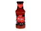 Pikantna čili omaka v 250-ml steklenici z rdečo etiketo.