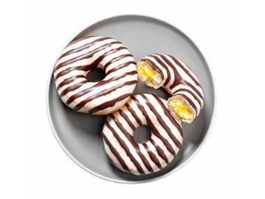 donut z vanilijevim polnilom