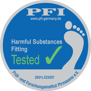PFI pečat: Škodljive snovi, prileganje testirano, 2601L523007