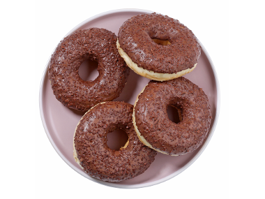 donut s čokoladnim prelivom