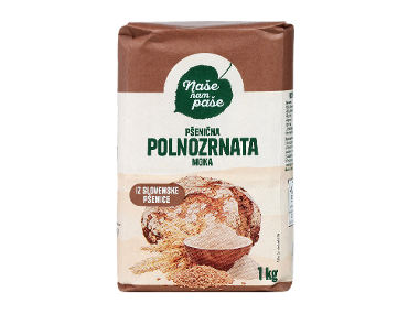 naše nam paše pšenična polnozrnata moka