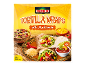 Tortilje z več zrni, postrežene s solato, koruzo in omako, 370g (6x25cm).
