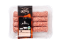Surovi šiš čevapčiči v embalaži, z etiketo „Šiš Čevapčiči“, 480 g, slovenski izdelek.