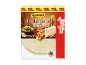 Paket 12 XXL 25 cm pšeničnih tortilj, navadnih, s polnilom za wrap in gvakamole.