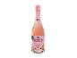 Steklenica Prosecco Rosé Millesimato z rožnato etiketo in pečatom Falstaff.