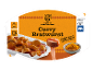 Pakiranje Curry Bratwursta z navodili za pripravo in informacijami o teži.