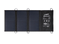 Prenosni 21W solarni polnilnik z dvema USB izhodoma.