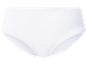Bele ženske spodnjice z visokim pasom.