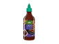 Steklenica teriyaki sriracha omake 440 ml, popolna za azijske jedi.
