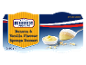 Bananin in vanilijev biskvitni desert z alkoholom, 2x80g.