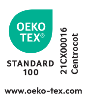 Oznaka STANDARD 100 by OEKO-TEX, 21CX00016 Centrocot, www.oeko-tex.com