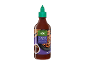 Steklenica teriyaki sriracha omake 440 ml, popolna za azijske jedi.
