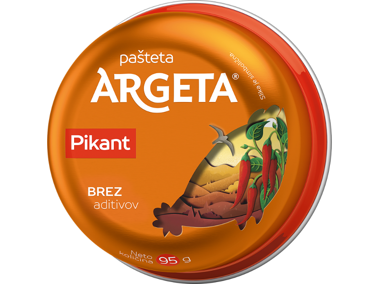 Pikantna pašteta s čilijem, brez aditivov, 95g.