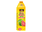 Rožni sok guave s 25% sadja, neustavljivo okusen, 1 liter, vegansko.