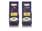 Dva paketa italijanskih testenin, trofie in orecchiette, z napisom »100% Grano Italian«.