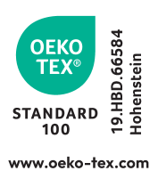 Certifikat Standard 100 s številko 19.HBD.66584 Hohenstein