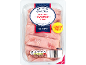 Tanko narezana dimljena šunka v družinskem pakiranju, suho zorjena in narejena iz prvovrstnih kosov svinjine.
