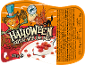 Halloween jogurt s hrustljavimi žitnimi kroglicami, s strašilom in hišo strahov.