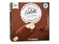 Škatla s 6 vanilijevimi sladoledi s čokolado, z napisom 'ICE CREAM made with passion'.