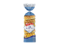 Paketi mlečnih brioš žemljic z etiketo 