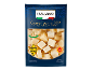 Sir Grana Padano DOP v kockah, staran 14 mesecev, v modri embalaži.