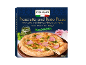 Pizza s kuhano šunko in pestom na kamniti peči, 400g.