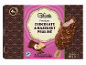 Škatla s 4 čokoladnimi in lešnikovimi praline sladolednimi palčkami.