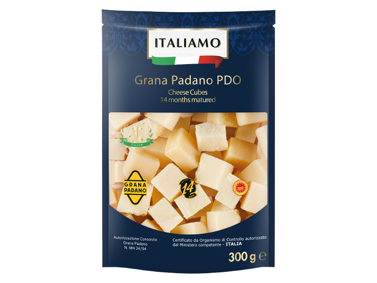 Paket kock sira Grana Padano ZOP, zorjenega 14 mesecev, 300 g.