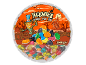 Halloween strašljiva mešanica žele bonbonov, 1000g.