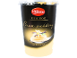 Kremni puding z burbonsko vanilijo, črna embalaža s sliko vanilije.