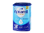 Modra pločevinka otroške mlečne formule z napisom „Folgemilch ab dem 10. Monat“.