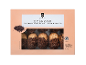 Škatla petit four piškotov s čokoladnim tartufom in mareličnim nadevom, 330g.