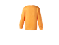 Oranžna otroška majica z dolgimi rokavi, zadnji pogled.