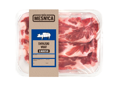 svež svinjski vrat