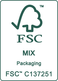Logotip certifikata FSC MIX Packaging C137251.