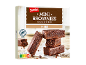 Škatla mini brownijev s koščki čokolade, 8 kosov, 240g, z oznako Nutri-Score E.