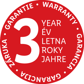 Značka 3-letne garancije.