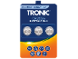 Tronic CR2025 litijeve gumbne baterije, 3x 160mAh, 3V, za različno majhno elektroniko.