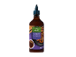 Steklenica omake Teriyaki Sriracha za azijske jedi, 440 ml.