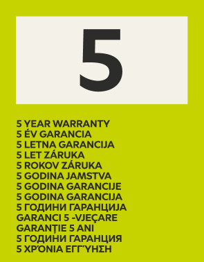 5 letna garancija
