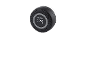 Črn in bel vodoodporen Bluetooth zvočnik z digitalnim zaslonom in gumbi za upravljanje.