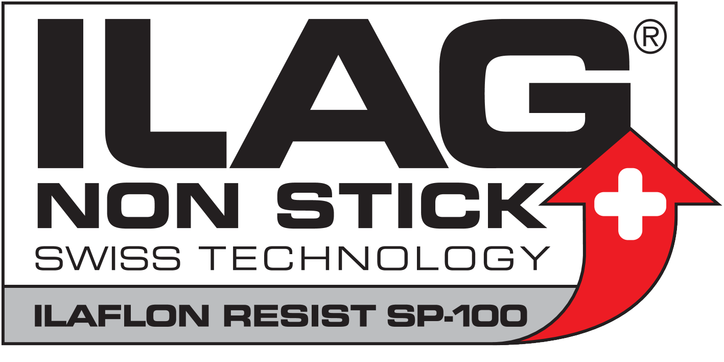 Logotip ILAG NON STICK SWISS TECHNOLOGY ILAFLON RESIST SP-100