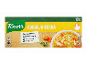 Škatla 12 piščančjih kock brez glutena, z informacijami o hranilni vrednosti in predlogom za serviranje.